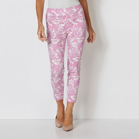 Evie Grace Maree Print Stretch Bengaline Pant