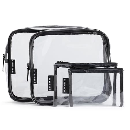 Prene  Clear Organizer Case  Four Piece Set