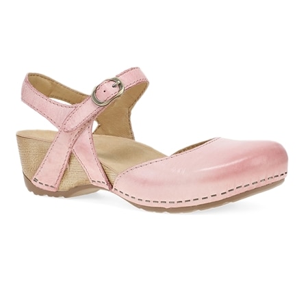 Dansko Tiffani Milled Burnished Closed Toe Sandal