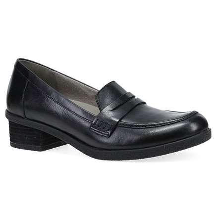 Dansko Danica Waterproof Burnished Leather Heeled Loafer