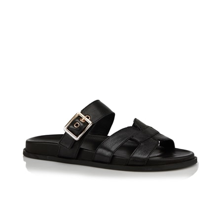 Diana Ferrari Vionice Leather Slide Sandal