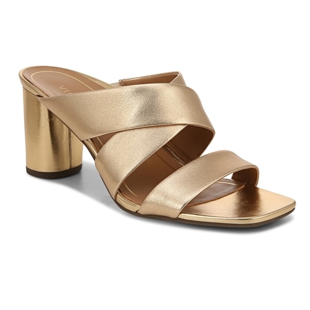 Vionic Merlot Strappy Mule Heeled Sandal