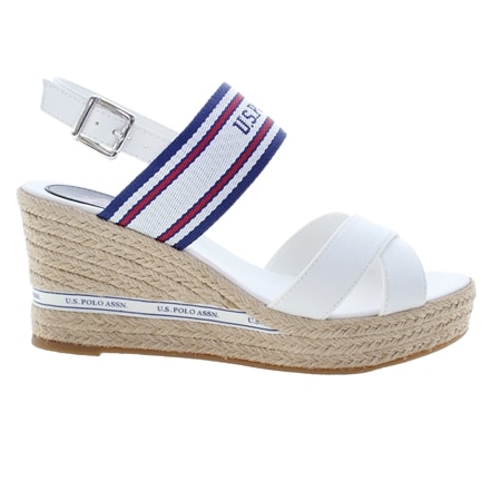 US Polo Association Alice  Crossover Strap Wedge