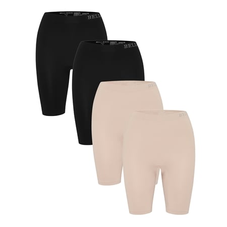 Bella Bodies Coolfit Everyday Anti Chafing Shorts 4 Pack