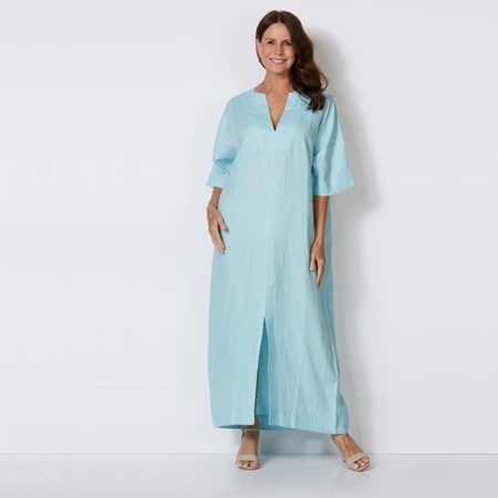 Pippa Ridley 100% Linen Tulum Maxi Dress