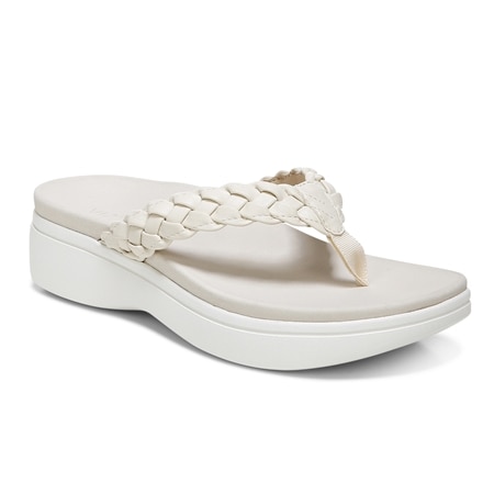Vionic Kenji Plaited Platform Slide Sandal