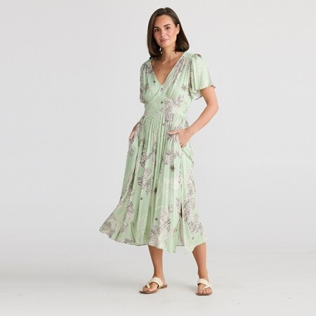 Holiday Waterlily Blossom Dress