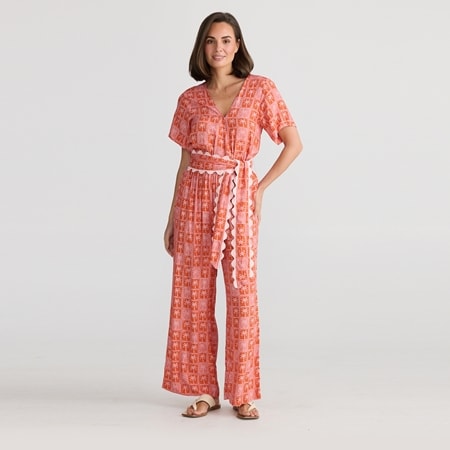 Holiday Disco Palm Midtown Jumpsuit