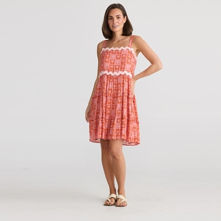 Holiday Disco Palm Havana Dress