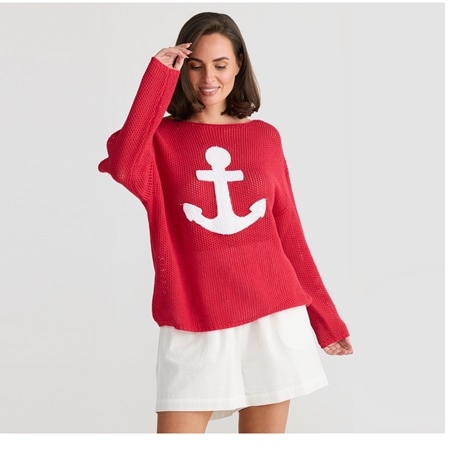 Holiday Anchored Knit