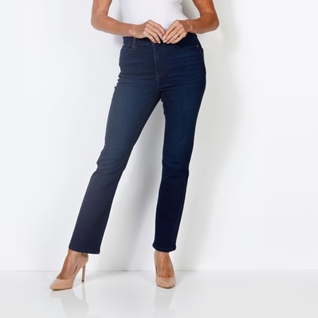 Diane Gilman Virtual Stretch Straight Leg Jean