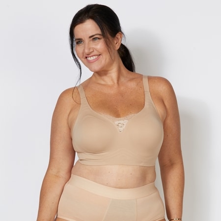 Rhonda Shear Infinity Edge Gel Bra Sling w/ Lace Detail