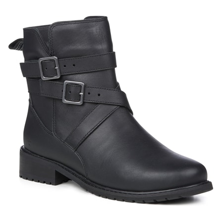 EMU Australia Bowen Leather Ankle Boot with Buckle Straps