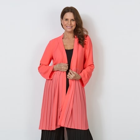 Nina Leonard 3/4 Tab Sleeve Soft Cardigan