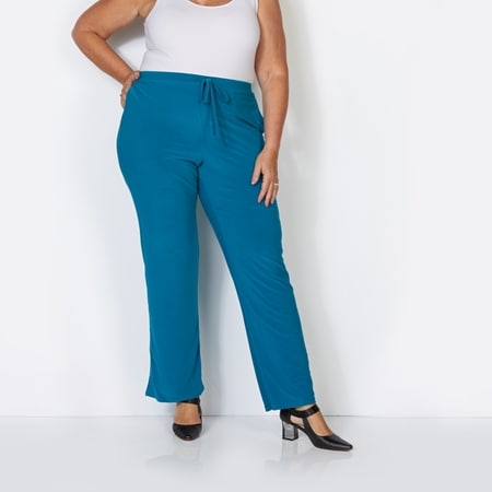 Nina Leonard Drawstring Pocket Pant