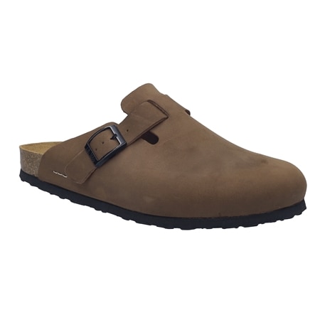 Josef Seibel Josef 04 Men's Leather Clog with Buckle Detail