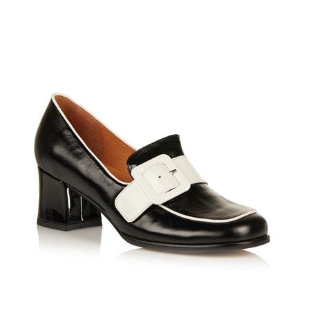 Bresley Allyoop Leather Loafer with Block Heel
