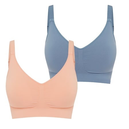 Bella Bodies Easy Fit Adjustable Travel Bra 2pk