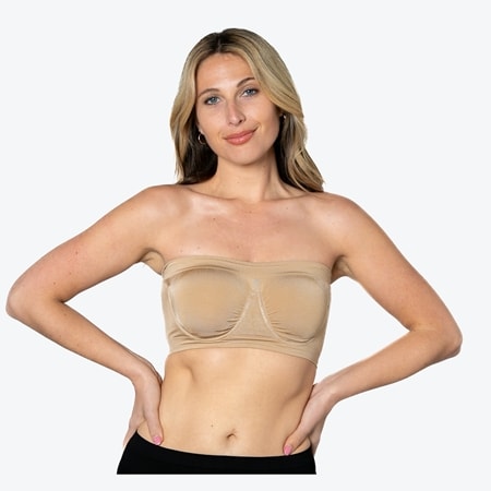 Rhonda Shear Ahh Seamless Bandeau with Removable Pads