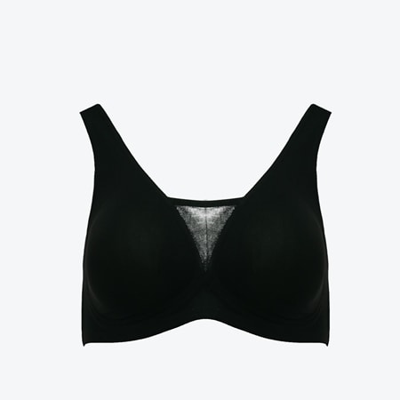 Rhonda Shear Plunge Gel Bra with Mesh
