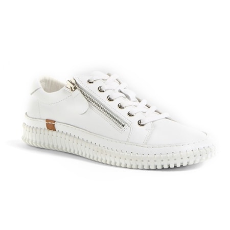 Diana Ferrari Jonza Leather Side Zip Sneaker