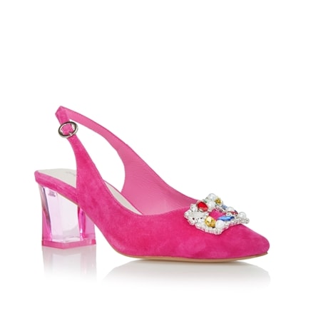 Django & Juliette Harsha Suede Slingback Heel