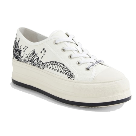 Django & Juliette Gillersy Canvas Platform Sneaker