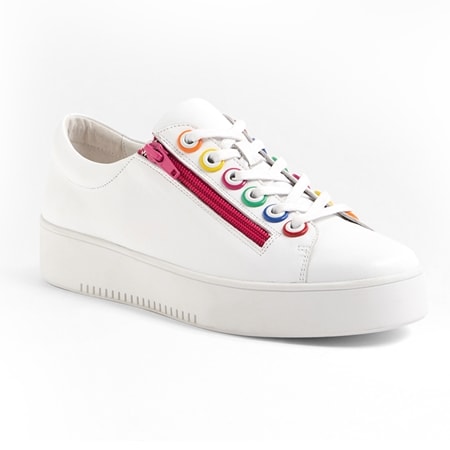 Django & Juliette Lubu Leather Platform Sneaker