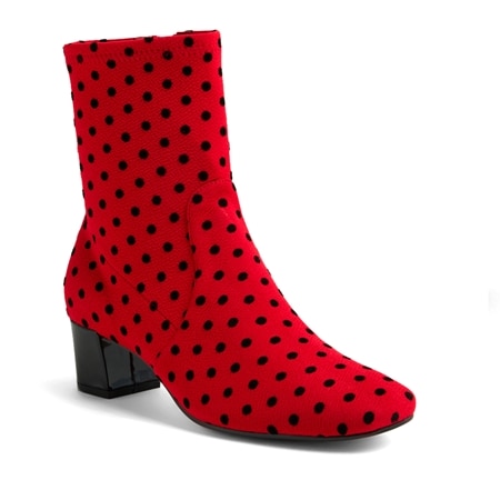 Django & Juliette Hartful Stretch Microsuede Ankle Boot