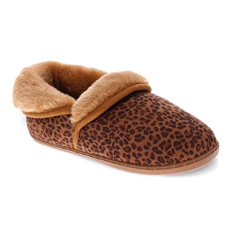 Scholl Snuggle II Slipper with Faux Fur & Orthaheel Technology