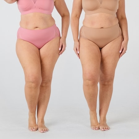 Rhonda Shear 2 Pack Invisible Edge Lace Brief