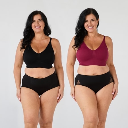 Rhonda Shear 2pk Ahh Bra with Rose Jacquard