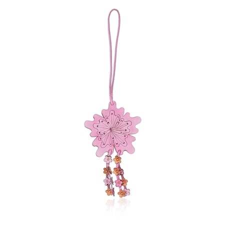 Art N Vintage Leather Snowflake Bag Charm
