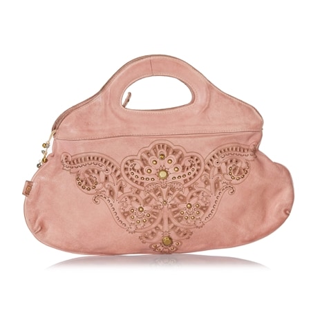 Art N Vintage Silva Laser Cut and Stud Clutch/Shoulder Bag