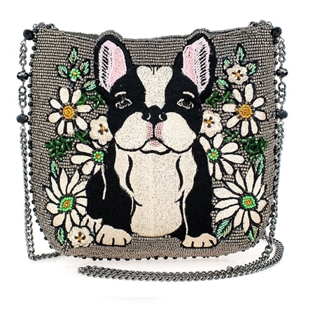 Mary Frances Pardon My Frenchie Crossbody Bag