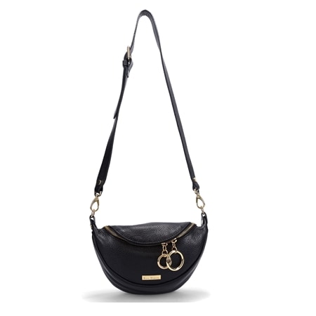 Ron White Proctor Leather Crossbody Saddle Bag with Removable Strap