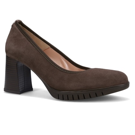 Ron White Fallona Cashmere Suede Pump with Block Heel