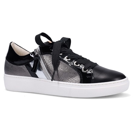 Ron White Ophelia Metallic Embossed Leather Sneaker