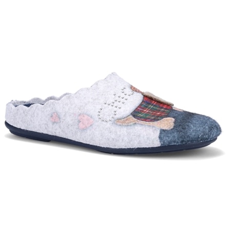 Ron White Lupin Wool Felt Slipper with Open Back