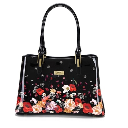 Serenade Clara Grip Handle Leather Handbag