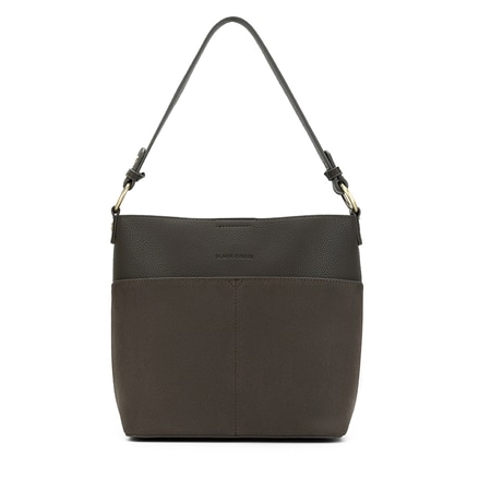 Black Caviar Martina Crossbody Bucket Bag