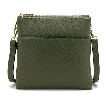 Elegant Freya Leather Multi Compartment Crossbody Bag