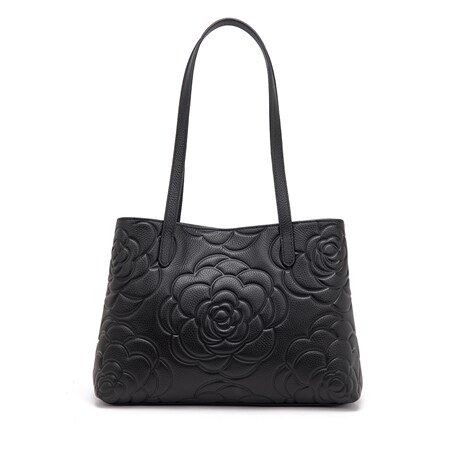 Elegant Ruth Twin Compartment Leather Handbag