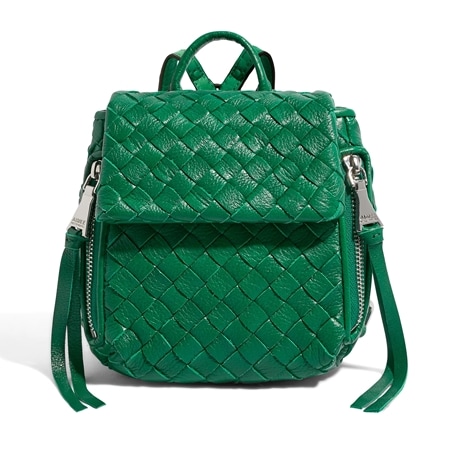 Aimee Kestenberg Woven Leather Bali Mini Backpack