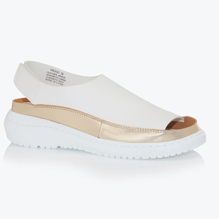 Bresley Gelato Frogo Leather Slip-on Sneaker with Backstrap