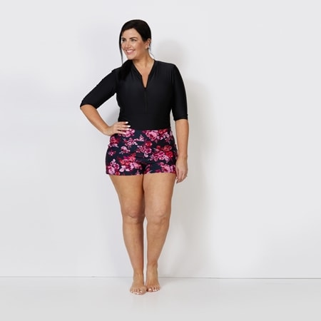 Bring it in Swim Casey High Waisted Swim Short