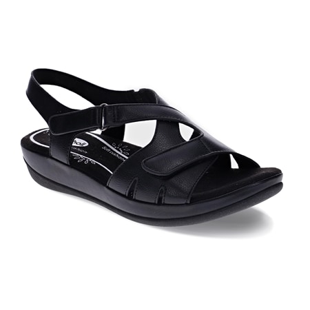 Scholl Casey Memory Cushion Platform Wedge Strappy Sandal