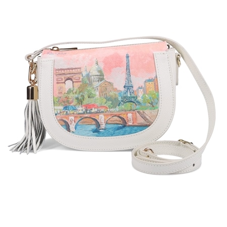 Ron White Amara Artisan Paintings Crossbody Saddle Bag
