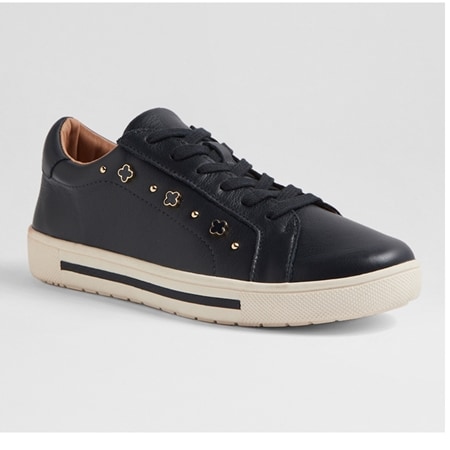 Supersoft Evening Leather Comfort Cushion Lace-up Sneaker
