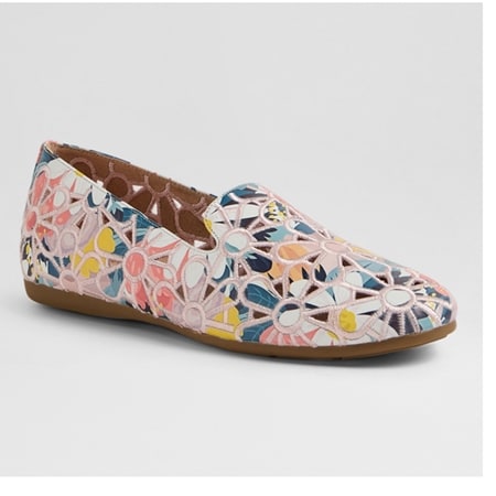 Diana Ferrari Eedah Leather Laser-cut Flat Loafer